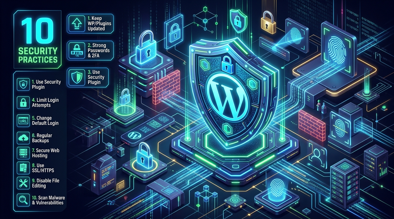 10 Security Practices for WordPress Websites
